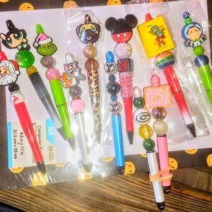 Beadable pens